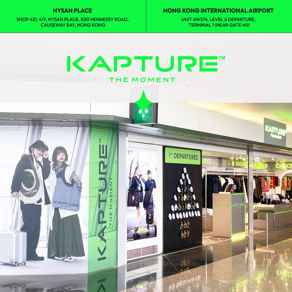 Traveling in style and convenience is incomplete without KAPTURE accompanying you on your world journey!