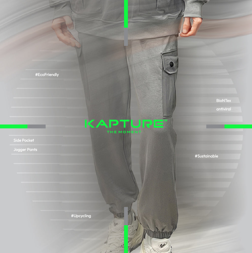 Kapture's new Men's Side Pocket Jogger Pants combine sporty styles with on-trend fashion.