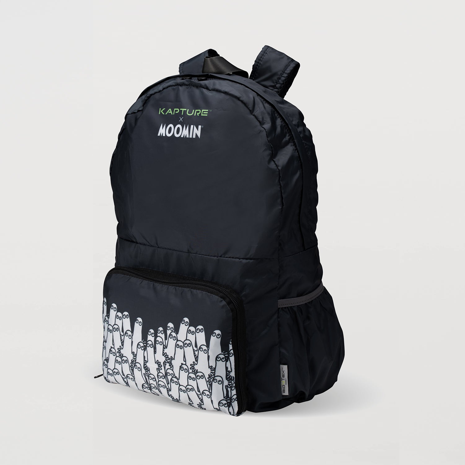 KAPTURE x MOOMIN BioNTexTM Foldable Backpack - Hattifatteners – Kapture Travel
